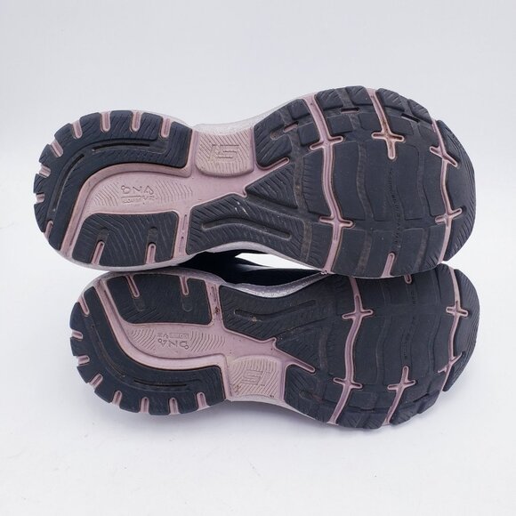 Brooks Ghost 15 Running Shoe Sneaker Lace Up Low Top Comfort Black Womens Size 9 - Picture 8 of 9